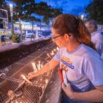 Débora Almeida participa de celebração religiosa no Morro da Conceição