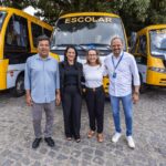 Entrega de ônibus escolares reforça frota da rede estadual de Pernambuco