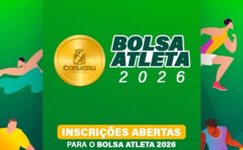 Caruaru inicia inscrições do programa Bolsa Atleta 2026