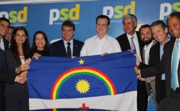 Raquel Lyra e Kassab filiam Guilherme Uchoa Junior ao PSD, reforçando a bancada pernambucana do partido na Câmara