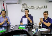 Prefeito Rodrigo Pinheiro efetiva doação de terreno para a Rodrigues Colchões