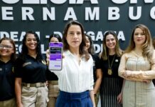 Raquel Lyra lança programa 197 Mulher para reforçar rede de proteção e entrega requalificação da 1ª Delegacia da Mulher no Recife