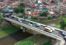 Ponte Irmã Jerônima recebe recapeamento asfáltico