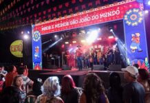 São João na Roça leva clima junino a Gonçalves Ferreira em mais uma noite de muito forró