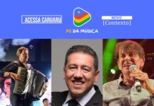 Brucelose, Altemar Dutra Júnior e Adilson Ramos na Estação Ferroviária de Caruaru neste sábado (04)