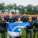 Raquel Lyra entrega 2.157 novos soldados da Polícia Militar às ruas do Grande Recife