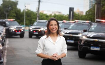 Raquel destaca que novos equipamentos e viaturas fortalecerão o combate à violência em Pernambuco