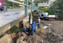 Compesa inicia a instalação de trechos de adutoras danificadas no bairro São Francisco, em Caruaru