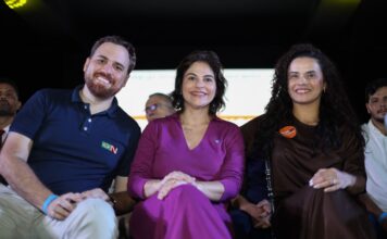 Com a presença de Priscila Krause, Partido Novo garante, em convenção estadual, que vai trabalhar para reeleger Raquel