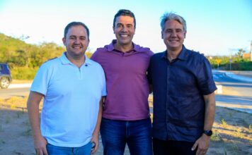 Em agenda com Raquel Lyra, Rodrigo Pinheiro destaca parceria e atuação de Fernando Monteiro e Anderson Luiz por Caruaru