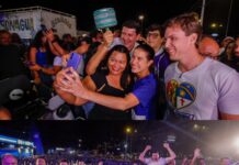 Raquel Lyra encerra primeiro dia de campanha em Petrolina