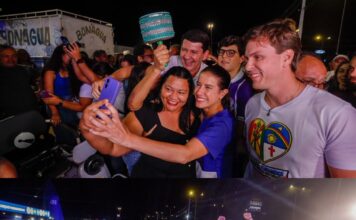 Raquel Lyra encerra primeiro dia de campanha em Petrolina