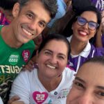 Professora Ana Lúcia participa da Onda 55 ao lado de Raquel Lyra, no Recife