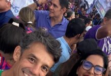 Professora Ana Lúcia participa da Onda 55 ao lado de Raquel Lyra, no Recife