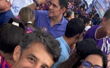 Professora Ana Lúcia participa da Onda 55 ao lado de Raquel Lyra, no Recife