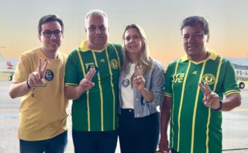 Em Caruaru, Raffiê recebe Alfredo Gaspar, candidato a vice-presidente na chapa com Flavio Bolsonaro