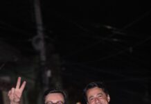 Raffiê mostra força em carreata com Anderson Ferreira pelas ruas de Caruaru