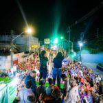 Em grande caminhada em Moreno, Raquel destaca o maior investimento da história da cidade