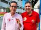 Maurício Rands e João Paulo reforçam importância da doação de sangue em vídeo durante agenda política
