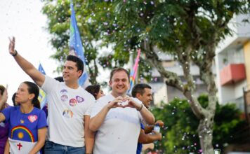 Anderson Luiz destaca força do time de Raquel na Caminhada 55