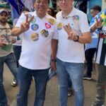 Mendonça Filho visita comércio de Caruaru ao lado de Raffiê