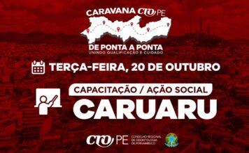 Caravana do CRO-PE levará capacitação e ação social a Caruaru nesta terça-feira (20)