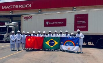 Masterboi realizou o primeiro embarque de carne da unidade de Canhotinho, no Agreste de Pernambuco, para a China