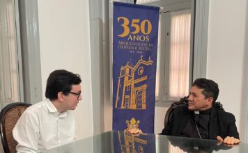 Raffiê defende pautas cristãs em encontro com arcebispo de Olinda e Recife